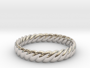 wide twisted stacker in Platinum: 9.5 / 60.25