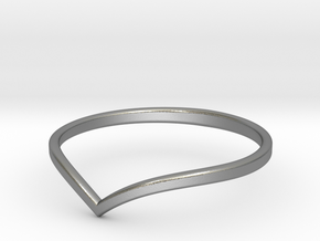 herringbone ring in Natural Silver: 9.5 / 60.25
