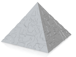 Pyramid in Tan Fine Detail Plastic