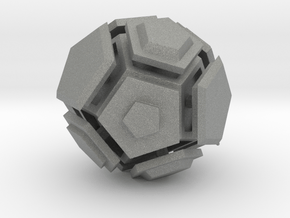 Dodecahedron in Gray PA12