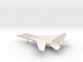 Grumman F-14 Tomcat (swept 40) in White Natural Versatile Plastic: 1:144