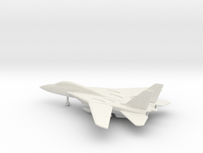 Grumman F-14 Tomcat (swept 40) in White Natural Versatile Plastic: 1:200