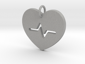 Heart Beat Pendant- Makom Jewelry in Aluminum
