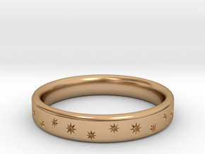 stars band ring in Polished Bronze: 9.5 / 60.25