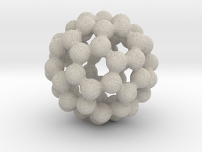 C60 - Buckyball - S in Natural Sandstone