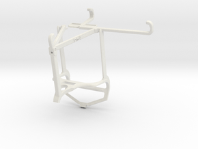 Controller mount for PS4 & vivo Y35 - Top in White Natural Versatile Plastic