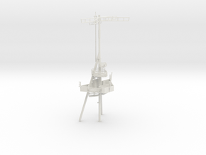 1/128 DKM Scharnhorst Forward Mast in White Natural Versatile Plastic