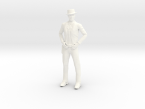 Wild Wild West - Jim West - 1:18 in White Processed Versatile Plastic