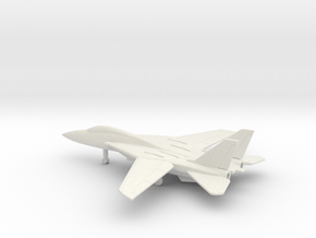 Grumman F-14 Tomcat in White Natural Versatile Plastic: 6mm