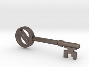 The Key in Polished Bronzed Silver Steel