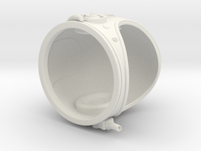 Mercury Helmet 1/6 Scale / New Version 3! in White Natural Versatile Plastic
