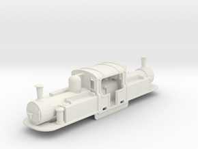 FR 0-4-4-0T double fairle loco James Spooner V3 in White Natural Versatile Plastic