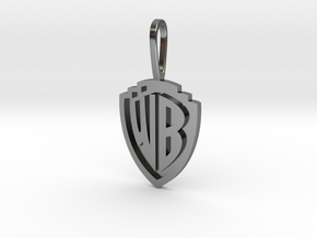 Warner Bros Pendant in Polished Silver
