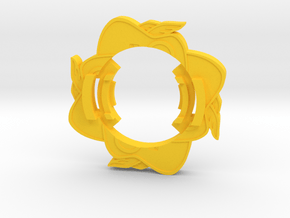 Beyblade Artemus | Anime Attack Ring in Yellow Processed Versatile Plastic