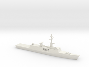 1/700 Scale French Frigate La Fayette Class in White Natural Versatile Plastic