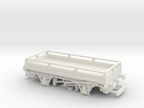 HO/OO CGI-era 1-Plank Wagon Bachmann in White Natural Versatile Plastic