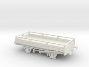 HO/OO CGI-era 1-Plank Wagon Chain in White Natural Versatile Plastic