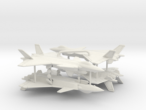 J-20A Mighty Dragon (Clean) in White Natural Versatile Plastic: 1:350