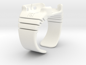Apple Watch - 45mm medium cuff in White Processed Versatile Plastic