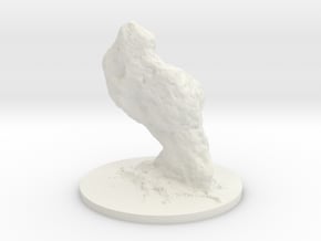 The King Stone in White Natural Versatile Plastic