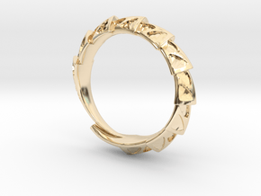 Carapace Ring in 14K Yellow Gold