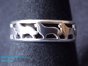 Leonberger ring  in Platinum: 5 / 49