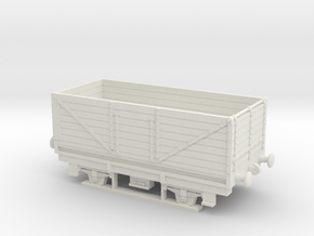 HO/OO Freelance American 7-Plank Wagon Chain in White Natural Versatile Plastic
