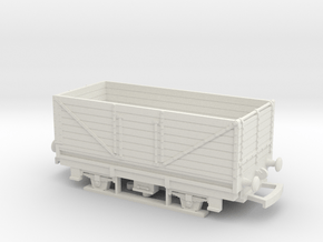 HO/OO Freelance American 7-Plank Wagon Bachmann in White Natural Versatile Plastic