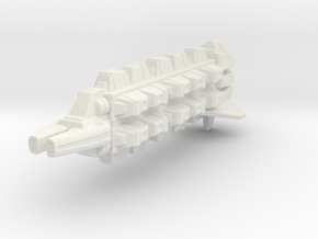 Cardassian Military Freighter 1/2500 in White Natural Versatile Plastic