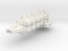 Klingon Military Freighter 1/2500 in White Natural Versatile Plastic