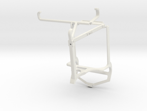 Controller mount for PS4 & Nokia G400 - Top in White Natural Versatile Plastic