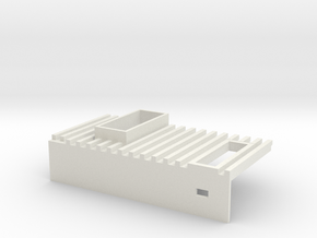 Eaglemoss Ecto-1 - Tub Insert in White Natural Versatile Plastic