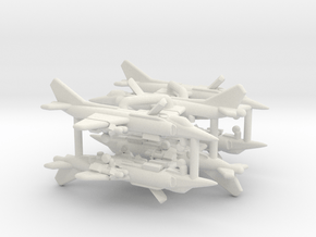 Yak-38M Forger (Loaded, Vertical) in White Natural Versatile Plastic: 1:700