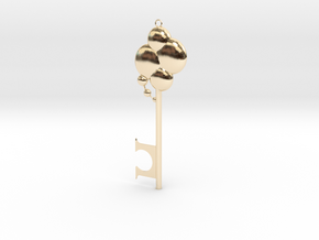 Disneyland Imagine Key (Vertical) in 14K Yellow Gold: Small