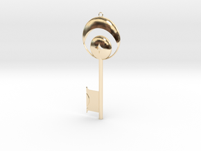 Disneyland Dream Key (Vertical) in 14K Yellow Gold: Small