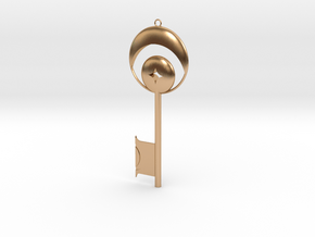 Disneyland Dream Key (Vertical) in Polished Bronze: Small