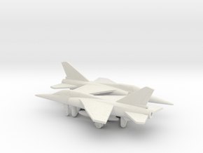 Dassault Mirage F1B in White Natural Versatile Plastic: 6mm