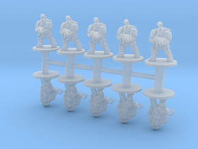 Thunderous Warriors 6mm Infantry miniature models in Tan Fine Detail Plastic