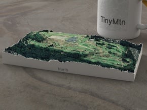 Coal Creek at Newcastle, WA, USA, 1:10000 in Natural Full Color Sandstone