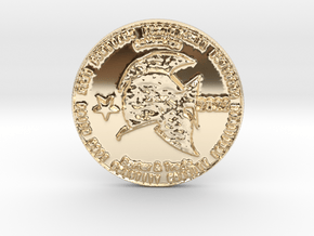 One Coin to Rule Them ALL Crypto-Killer! [XS]  in 14K Yellow Gold