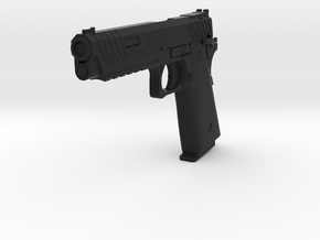 2011 Combat Master Pistol 1/6 Scale Miniature Toy in Black Smooth Versatile Plastic