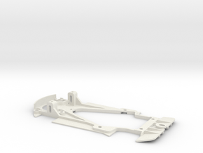 Thunderslot Chassis for Fly GB Track Marcos LM600 in White Natural Versatile Plastic
