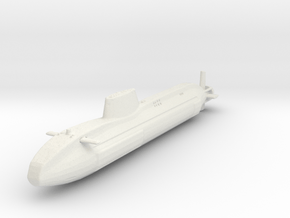 HMS Astute S119 in White Natural Versatile Plastic: 1:1200