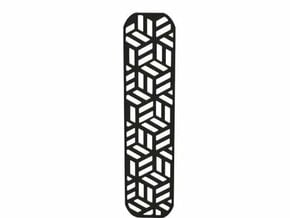 Bookmark in Black Natural Versatile Plastic