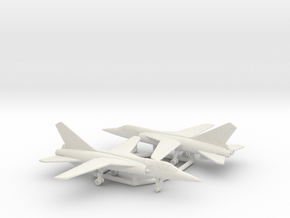 Dassault Mirage G.8 in White Natural Versatile Plastic: 6mm