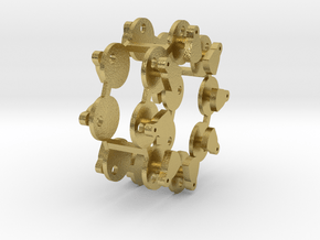 Nn3 K 27 Counter Weights Option 2 GHQ in Natural Brass