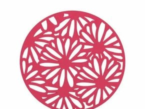 Coaster  in Pink Processed Versatile Plastic