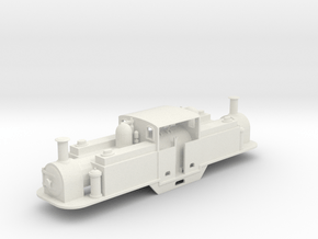 FR 0-4-4-0T double fairle loco Merddin Emrys V2 in White Natural Versatile Plastic