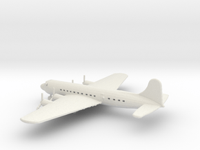 1/700 Scale Douglas DC-6 in White Natural Versatile Plastic