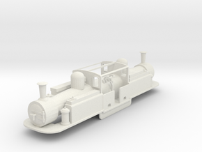 FR 0-4-4-0T double fairle loco Merddin Emrys V4 in White Natural Versatile Plastic
